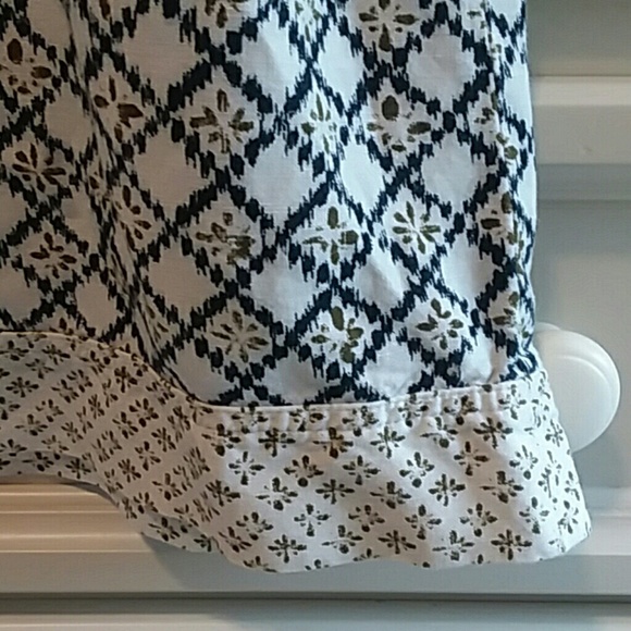 Loft Linen/Rayon Ethnic Print Skirt - Picture 2 of 3